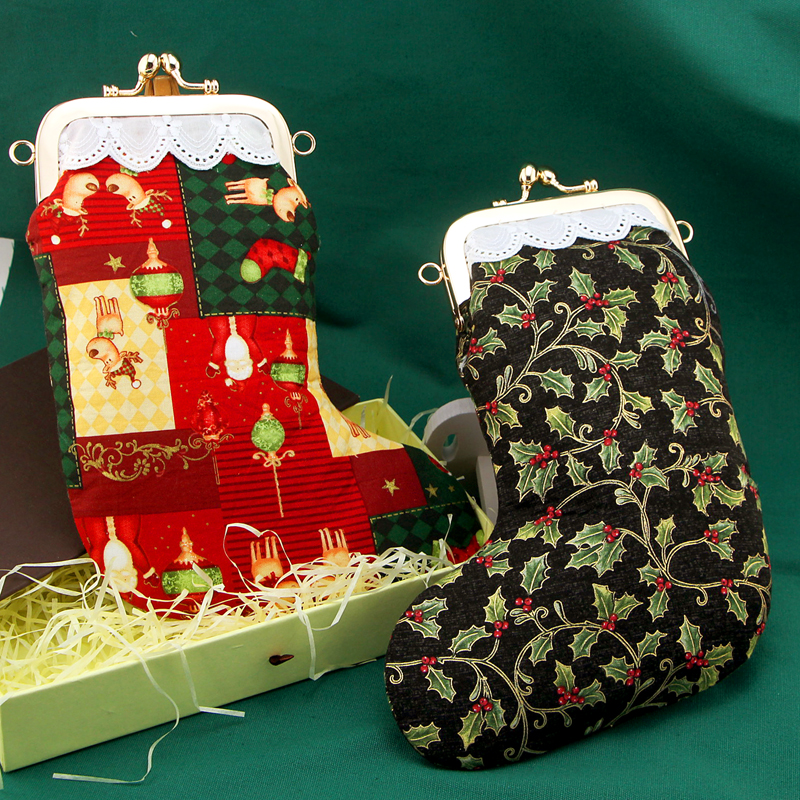 Calcetines de Navidad de fieltro DIY, paquete de Material hecho a mano, botas de Navidad, monedero