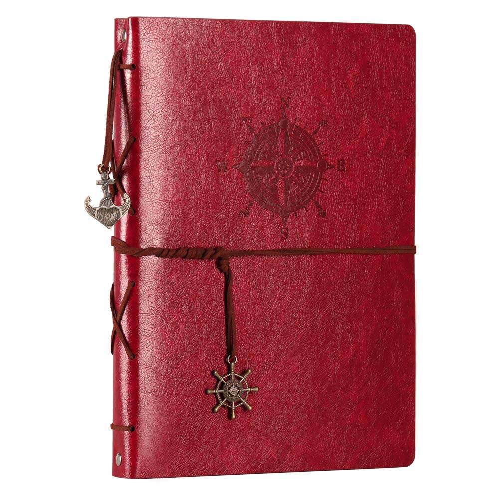 Fotoalbum vintage læder med sort side diy scrapbog album foto klistermærke jul fødselsdag bryllup valentines: 2