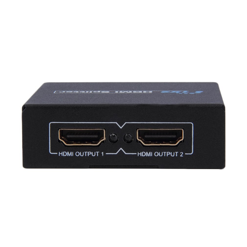 1080P 2 Ports HDMI Splitter 1.4 HDMI Splitter 3D 1 x 2 HDMI Splitter 5V Power Supply 1 In 2 Out Switcher For HDTV EU Plug