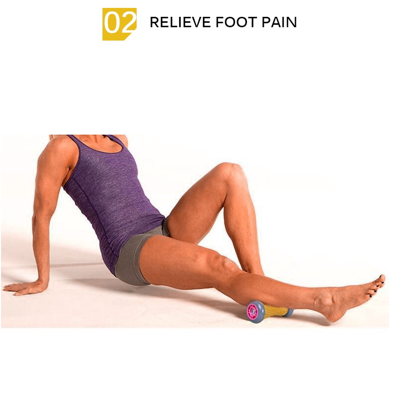 Yoga massager rulle træning colume rollor fitness dyb væv massage øvelse pilates bodybuilding fod foam roller fitness