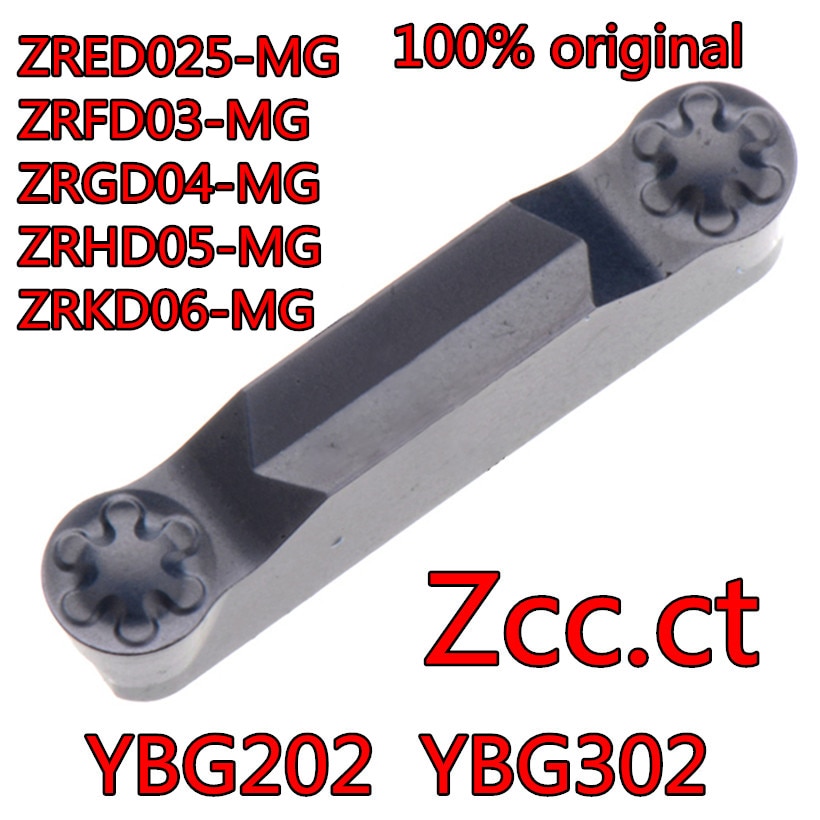 ZRED025-MG ZRFD03-MG ZRGD04-MG ZRHD05-MG ZRKD06-MG YBG202 YBG302 100% Originele Zcc. Ct Carbide Insert