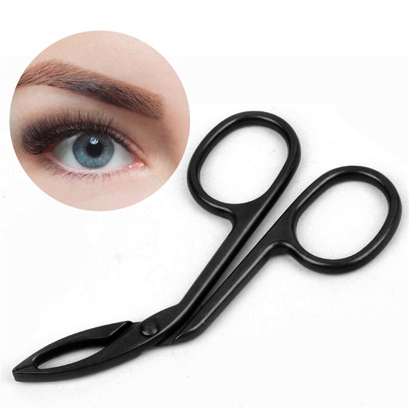 Pinzas para cejas, , práctica, depilación facial, tijeras de maquillaje, Metal cosmético recortador, cortadora de pestañas