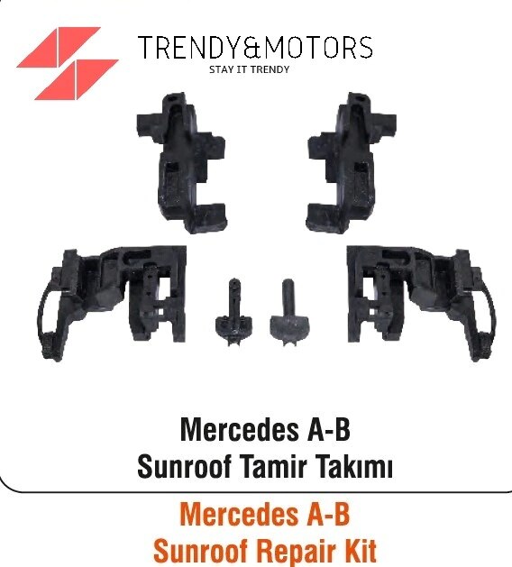 Kit de réparation de toit ouvrant, 6 pièces, pour Mercedes série A B, W169, W245, 1697800244