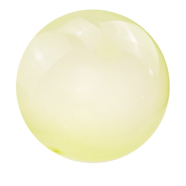 Kids Children Outdoor Soft Air Water Filled Bubble Ball Blow Up Balloon Toy Fun Party Game Summer Inflatable: M Yellow