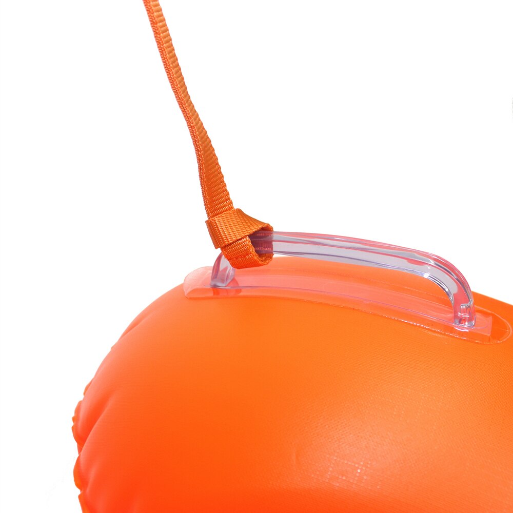 2022 Swim Safe Buoy Tow Floats Pool Open Wild Swimming Inflatable Air Bag Orange