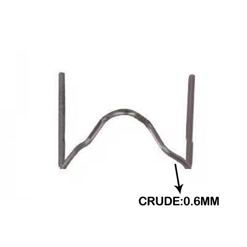 100/500pz cucitrice a caldo riparazione di saldatura di plastica standard pre taglio onda graffette paraurti carrozzeria riparazione 0.6/0.8mm sbarra di saldatura graffetta: 500pezzi Staplers / C