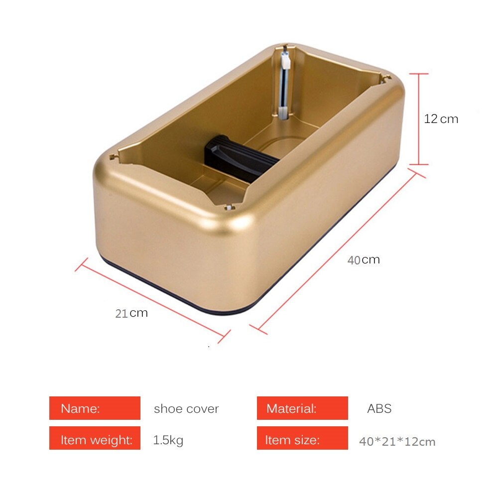 Automatisk skoskyddsmaskin smart skoskyddsmaskin automatisk skoskyddsdispenser 100 st tjockt engångsskoskydd: Skor täcker maskin