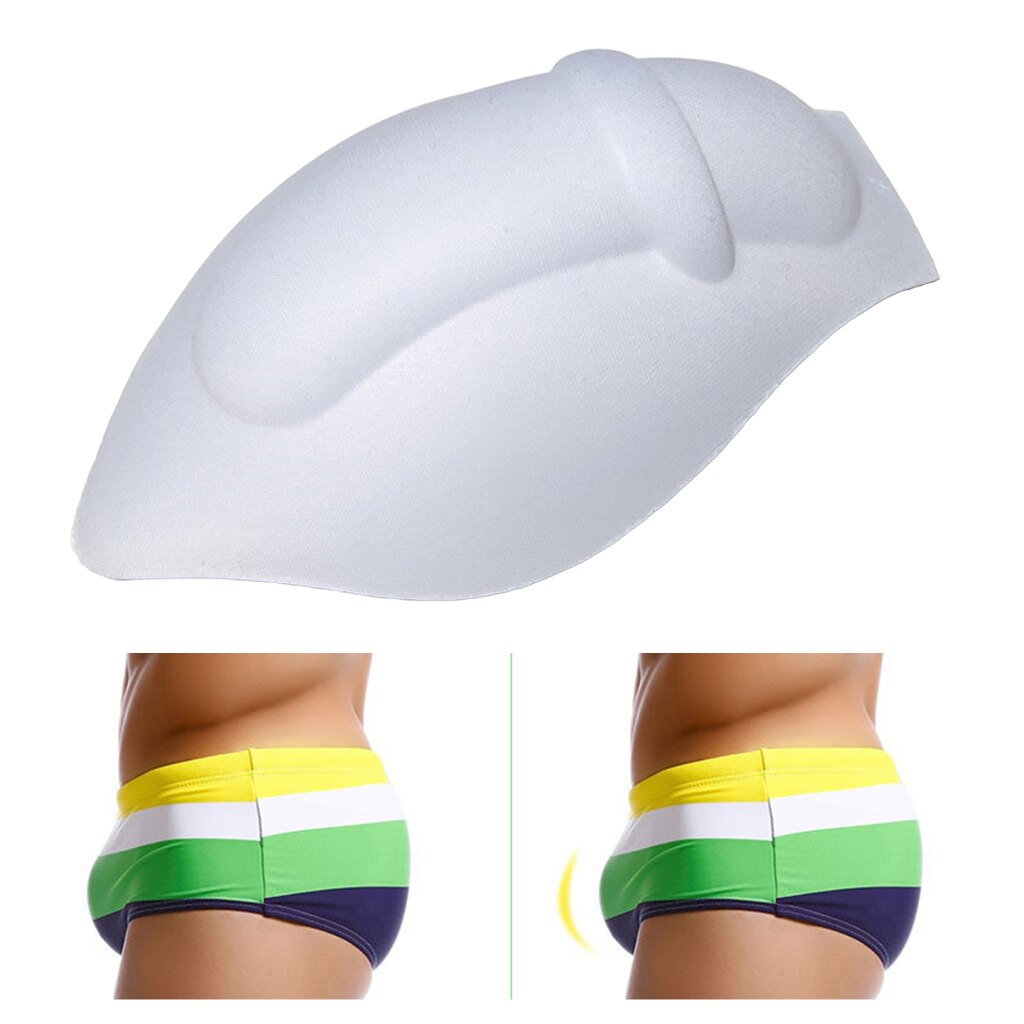 Men's enlargement pouch pads, sexy swimming trunk safety sponge mats indoor swimming short shorts underwear coasters