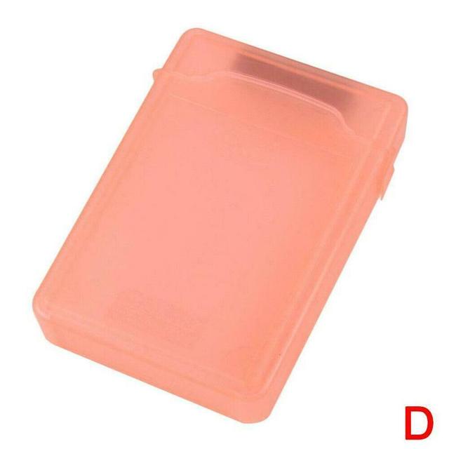 3,5 zoll Farbe Festplatte Schutz Kunststoff Kasten Festplatte Tasche Schock-nachweisen Festplatte Sitz PP Kompression fest disk Lager Kasten: Orange