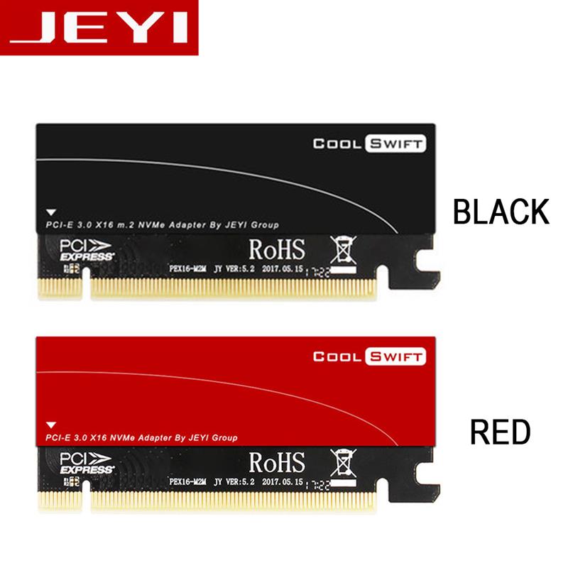 Jeyi Pcie M2 Adapter M Sleutel M2 Ssd Nvme Naar Pcie Ssd 2280 Adapter Ngff M.2 Pci-E X16 Converter Kaart met Warmte Doos