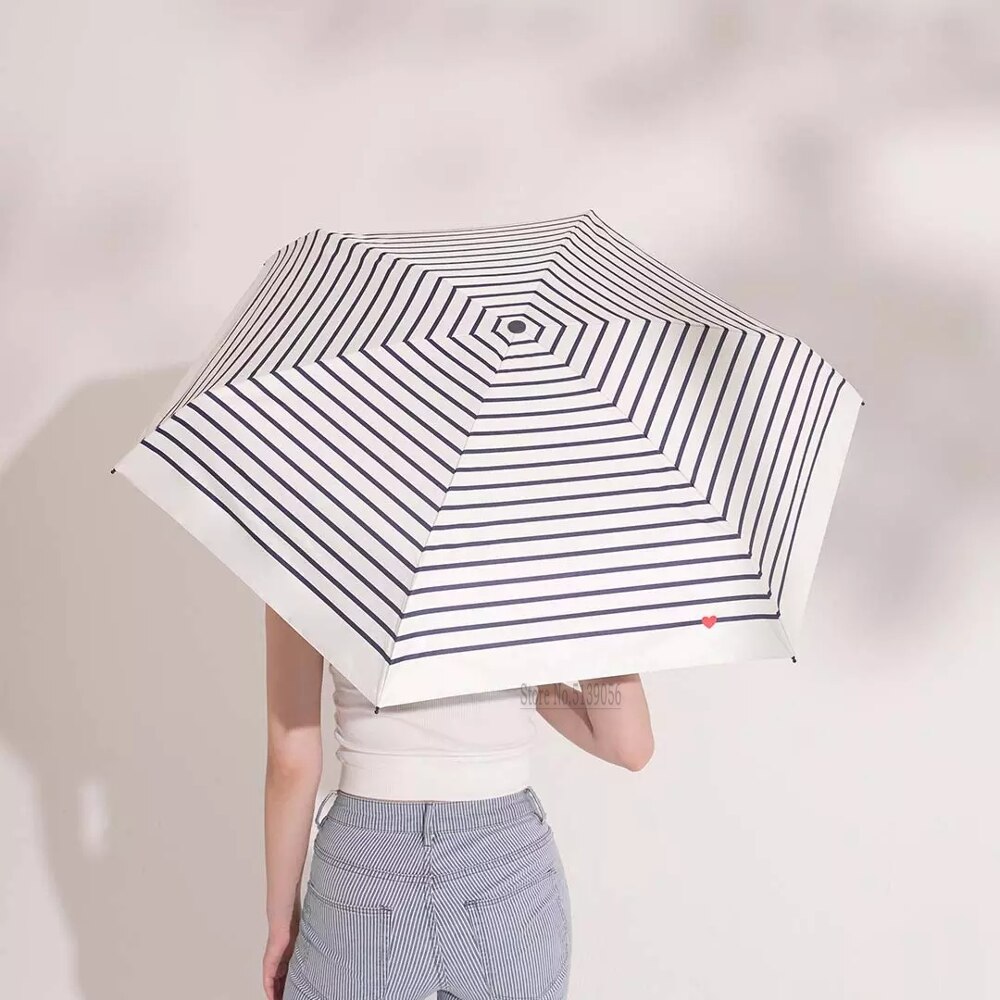 Xiaomi mijia konggu soligt paraply icke-automatisk femvikt belysning paraply män kvinnor anti-uv bärbart strandparasoll