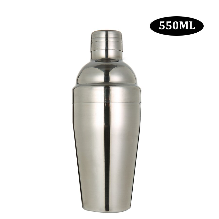 BIUBIUTUA Stainless Steel Cocktail Shaker Mixer Wine Martini Boston Shaker For Bartender Drink Bar Tools 550ML/750ML: 550ml
