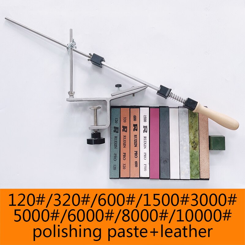 Sharpener Fixed Angle Sharpener Ruixin Sharpener Mini Chisel Manual Knife Diamond Sharpening Stone: set-I