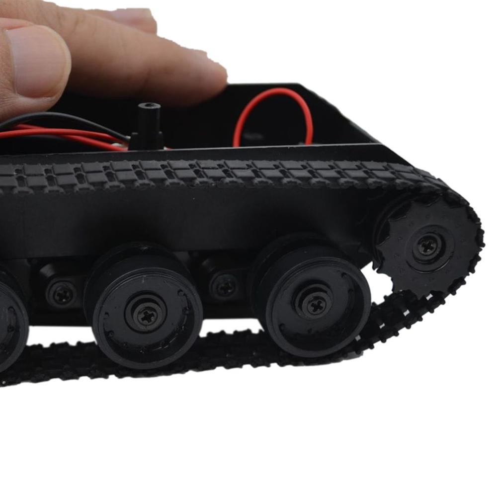 Light-Duty Shock-Absorbing Tank Rubber Crawler Car Chassis Kit Tracked Vehicle Rc Tank Smart Robot Diy Robot Toys