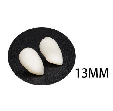 1 Pair Latex Elf Ears Pointed Cosplay Mask For Halloween Masquerade Party Costumes Festival Party Supplies: 13mm dentures