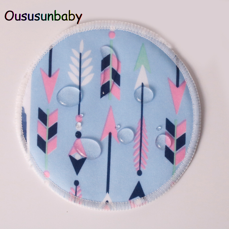 Oususunbaby 24pcs/lot Reusable Bamboo Breast Pads Organic Bamboo Breast Pad Nursing Pads Waterproof Washable Feeding Pad For Mum