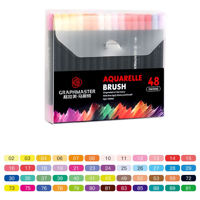 24/36/48 Colors Double Head Multifunction Soft Hea... – Grandado