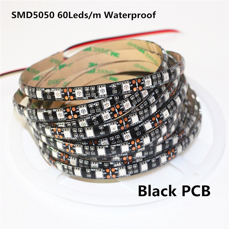 12V 5M rayos ultravioleta 395-405nm tira de LED UV cinta de luz LED negra 5050 3528 2835 SMD 60led/m 120led/m lámpara de cinta de diodo púrpura