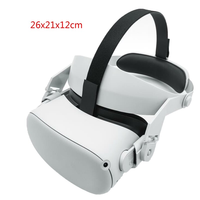 1Set Non-slip Headband Fixing Strap Adjustable Head Strap VR Helmet Belt for -Oculus Quest 1/2 VR Headset