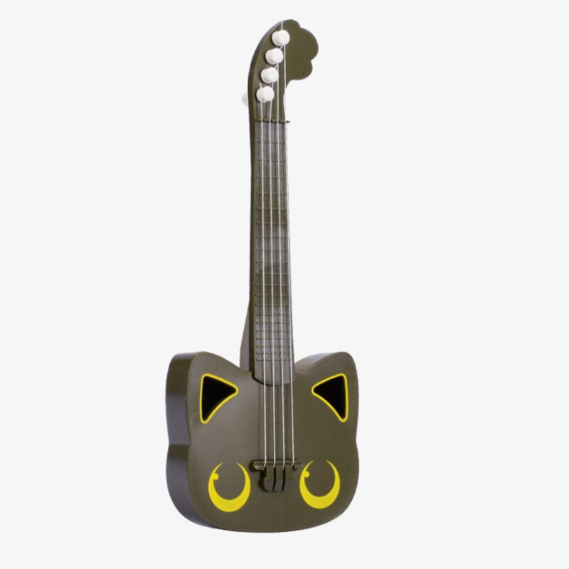 Instrumento Musical de ukelele para niño y niña, instrumento Musical de guitarra juvenil, juguete educativo Musical, para niños, guitarra: green
