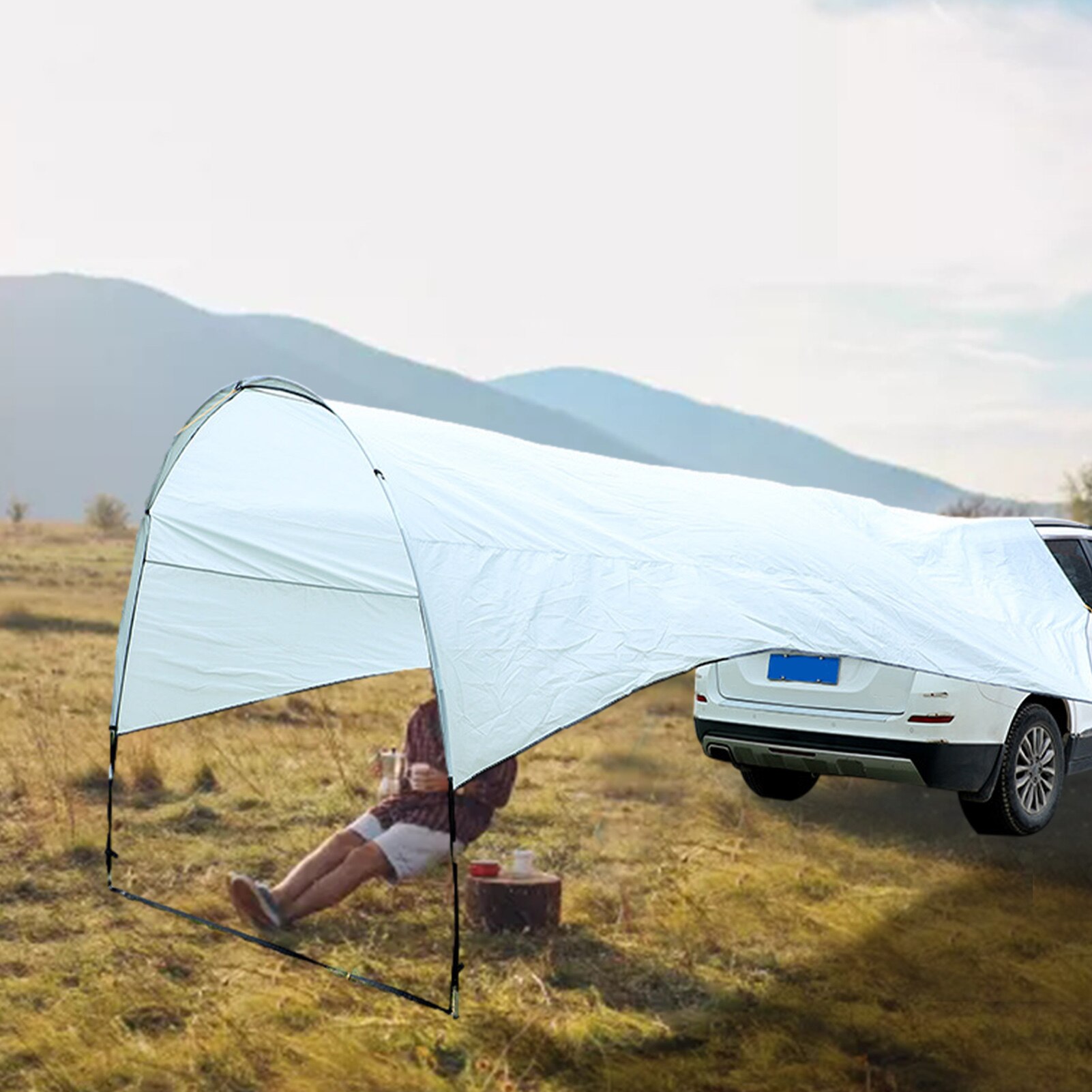 Tailgate Shade Awning Tent Rooftop Tents Truck Canopy Roof Top Tent Car Canopy For SUVs Van Trucks Camping Accessories For