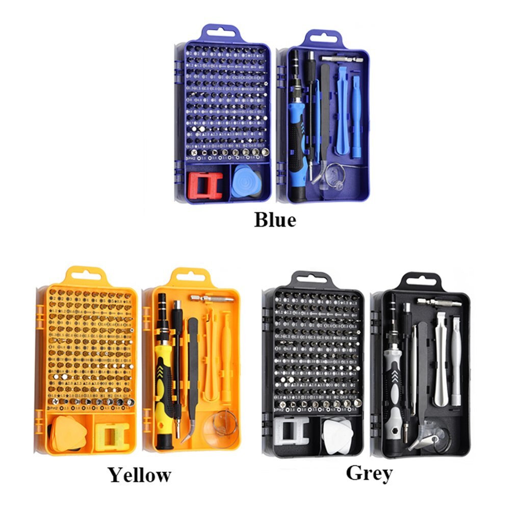 115 In 1 Screwdriver Set Mini Precision Screwdriver Computer Pc Mobile Phone Device Repair Hand Home Repair Tools