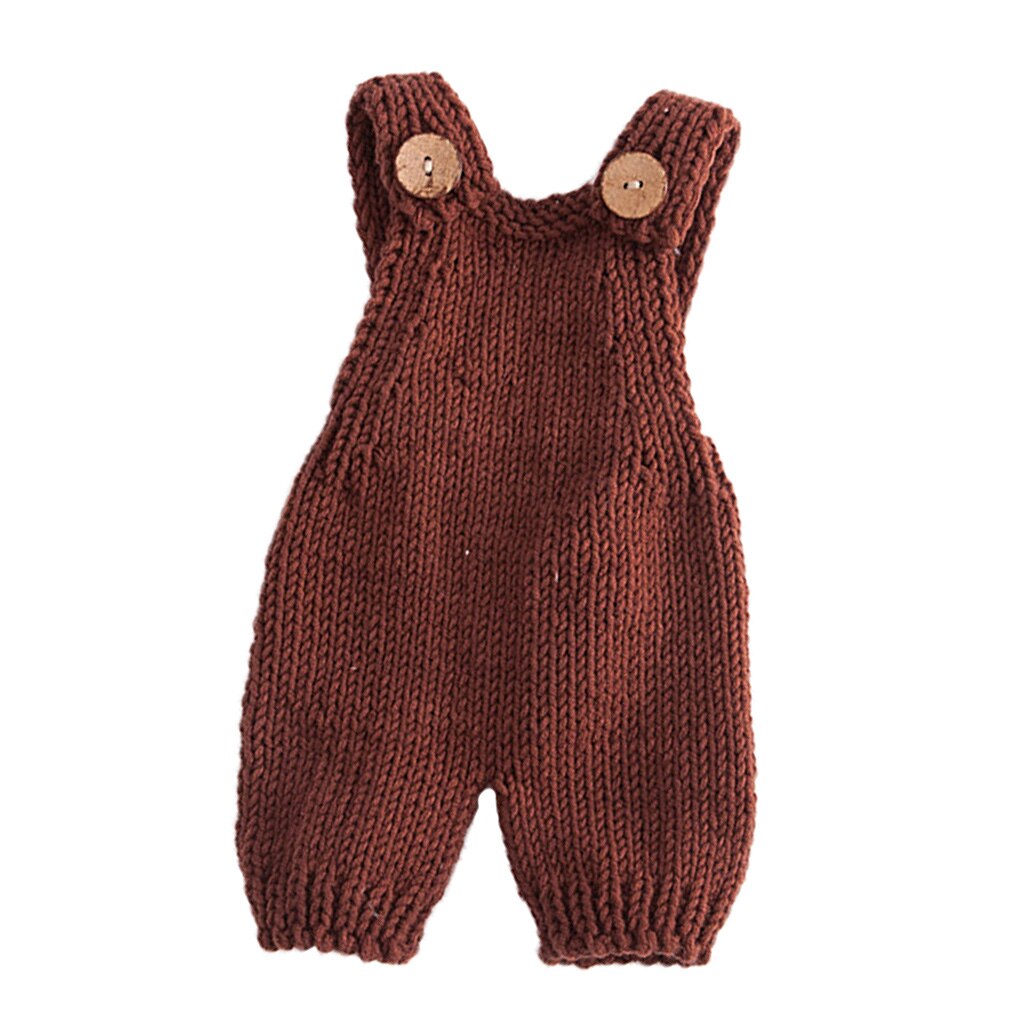 Bébé barboteuses bébé jarretelle tricot prise de Photo 0-1 mois petits garçons filles mignon combinaison: NO.4