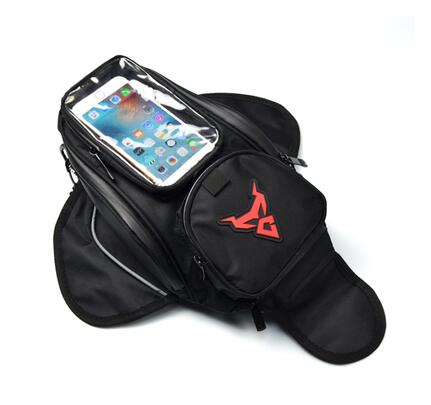 MOTOCENTRIC Motorbike Tank Bag Waterpoof Large Capacity Motorcycle Oil Fuel Pack Riding GPS/Phone Navigation Oil Tank Bag: MC-0081-Red