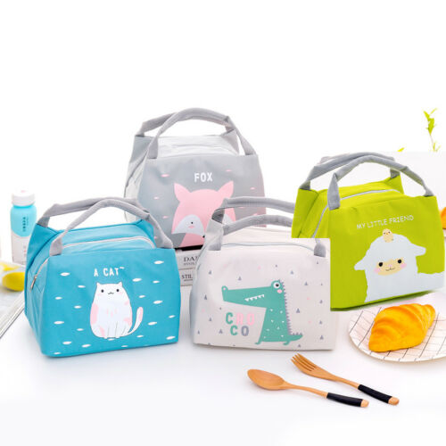 Licorne Portable sac à déjeuner thermique isolé boîte à déjeuner fourre-tout sac isotherme Bento poche déjeuner conteneur école alimentaire sacs de stockage