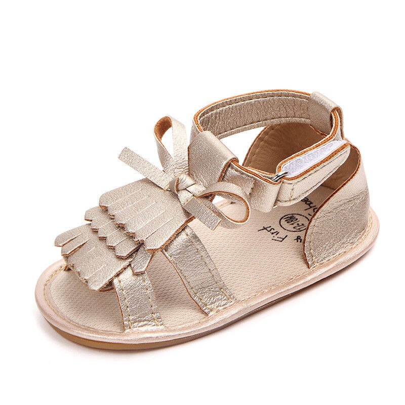 Verão da criança do bebê meninas meninos sapatos casuais sandália sapatos 0-18m sólido arco gancho plana com sapatos de salto 2 estilo sapatos de bebê