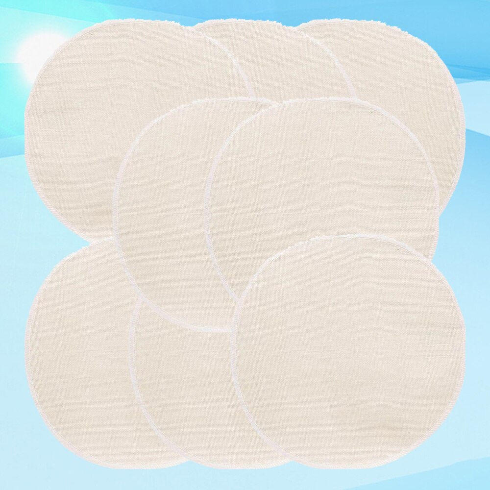 10pcs Household Cotton Steamer Cloth Reusable Non-stick Cloth Round Steamed Bun Steamer Pads for Steaming Dumplings Buns (28cm)