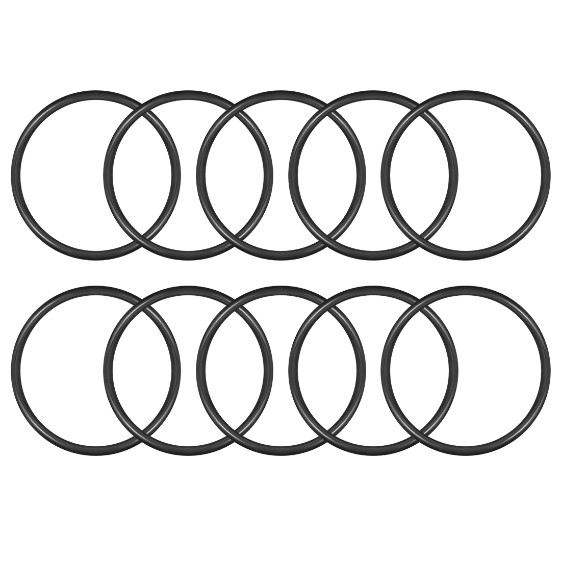 10 Stück nbr O-Ring Gummi dichtungen 4mm Querschnitt Durchmesser. Dicht rings atz O-Ringe aus Nitril kautschuk metrische runde Dichtung