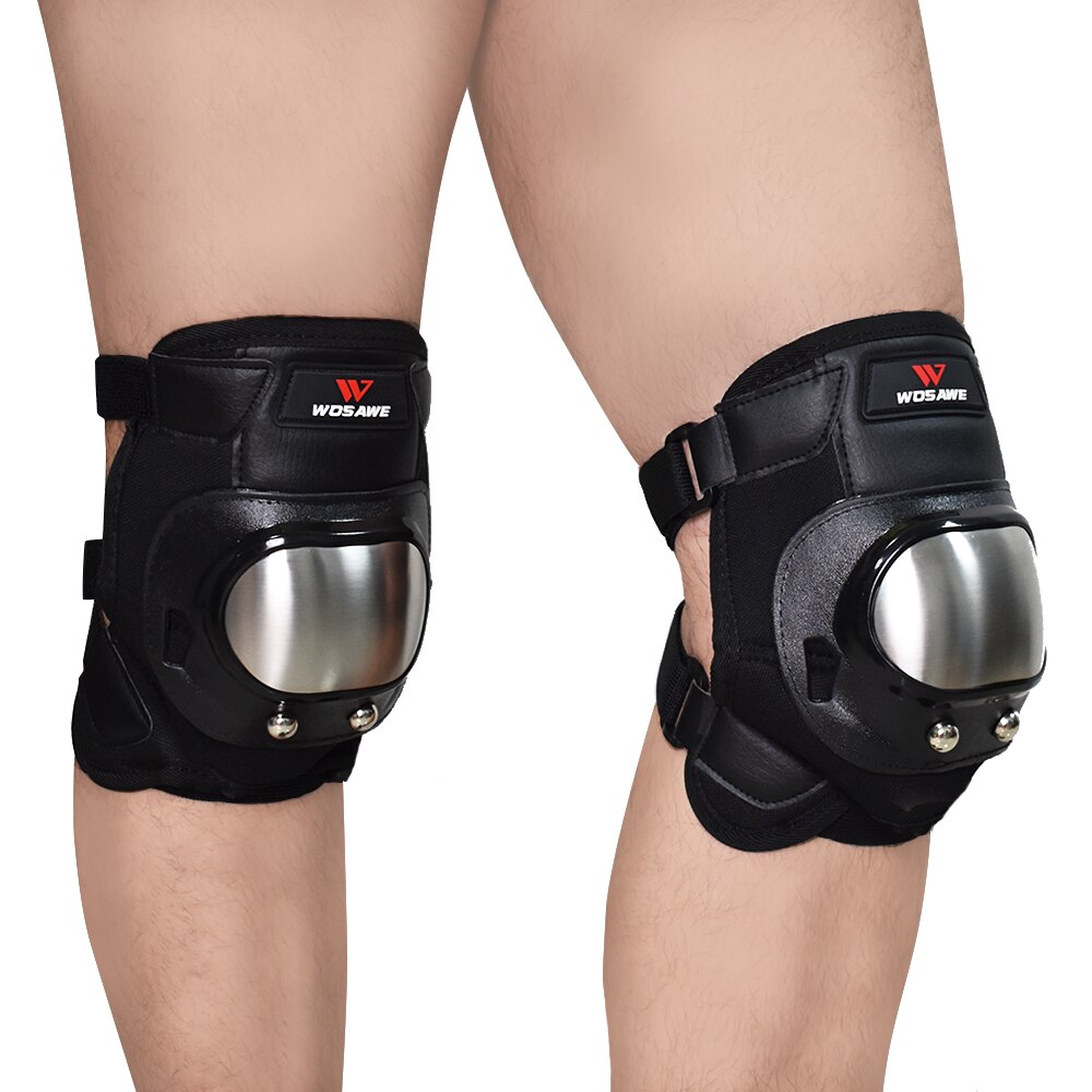 Wosawe kort hårt skal motorcykel knäskydd mtb skyddsutrustning off road hockey rull snowboard skid armbåge knäskydd kostym: Ml304