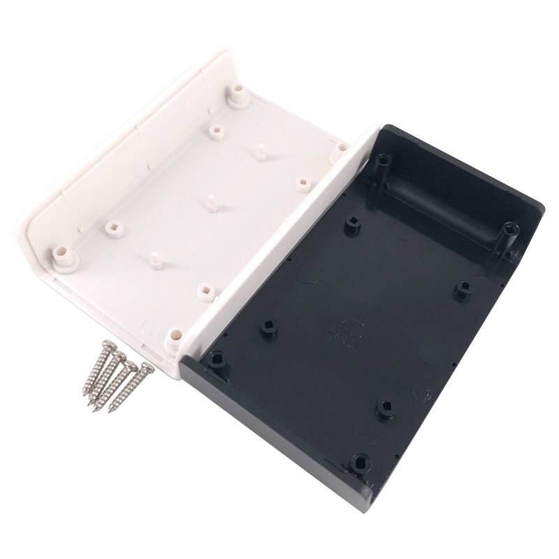 Boîtier plastique pour PCB électronique | Boîtier d'injection extrudé IP54 boîte de bricolage en plastique ABS 110*65*28mm pour PCB électronique 1 pièces/lot: A1(black-white)