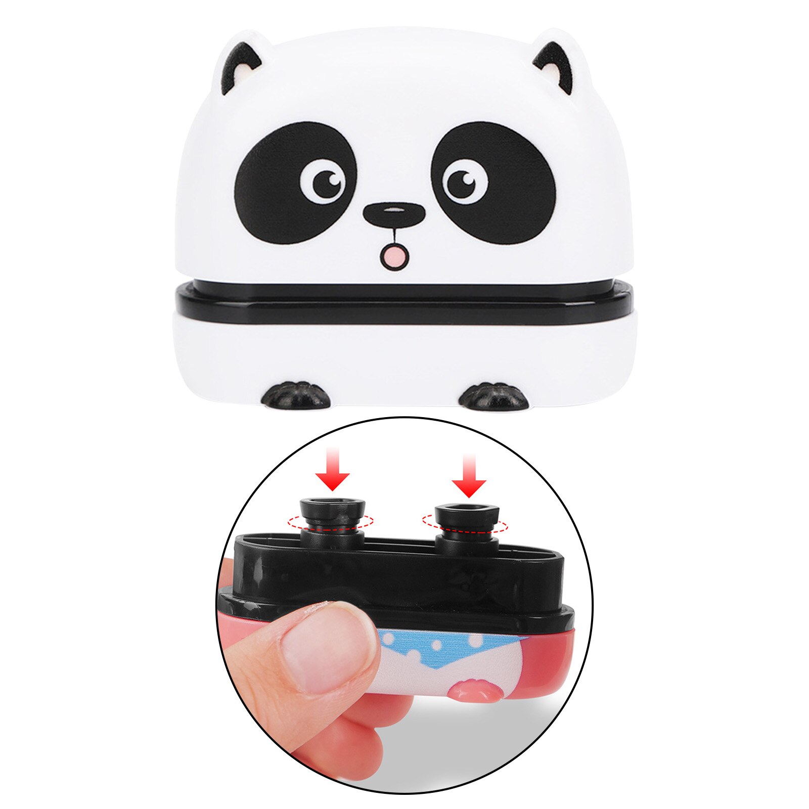 Cartoon Plastic Stamp Clothing Marker for Kids Books Uniform Accessory: White