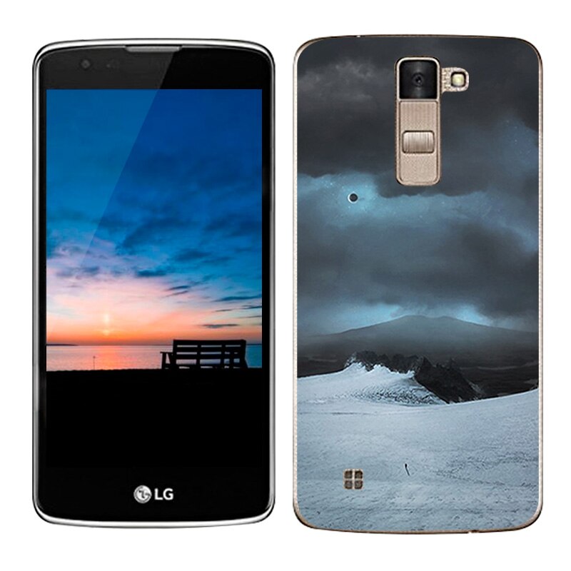 Luxury Case For LG K8 Lte K350 K350E K350N Covers Scape Painted Silicon TPU Soft Cover For LG K8 Phone Cases 5.0 Capa: 15