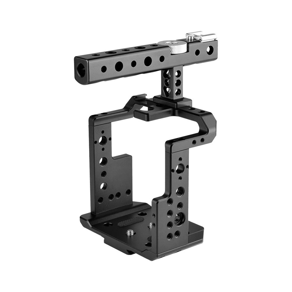 BGNing Aluminum Video Camera Cage Mount Stabilizer Rig with Top Handle For Z CAM E2 E2-S6 / F6 / F8 4K Cinema Camera Protector