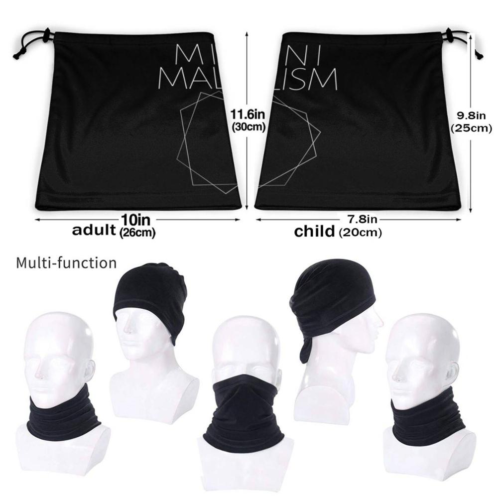 Cache-nez de Sport minimaliste, formes abstraites, coupe-vent, foulard de bouche, de tatouage