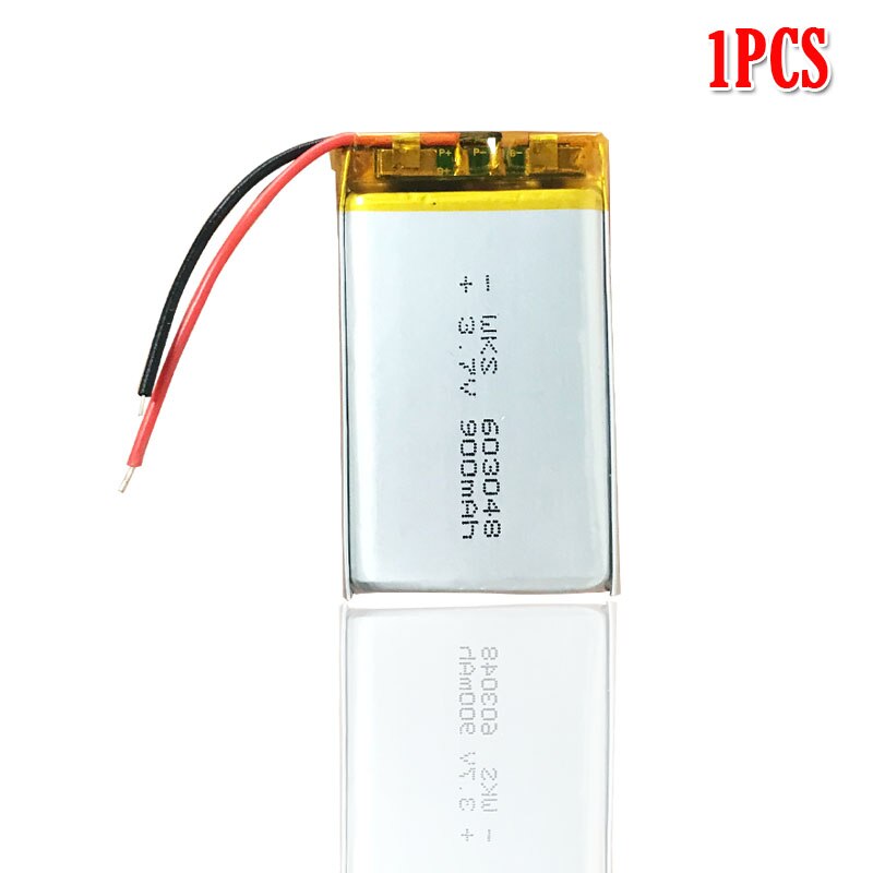 3.7V 900Mah 603048 Oplaadbare Batterij Lithium Polymeer Li-Po Li Ion Cellen Voor Led Light Dvd Gps MP3 MP4 MP5 Pda Psp Power Bank: 1pcs