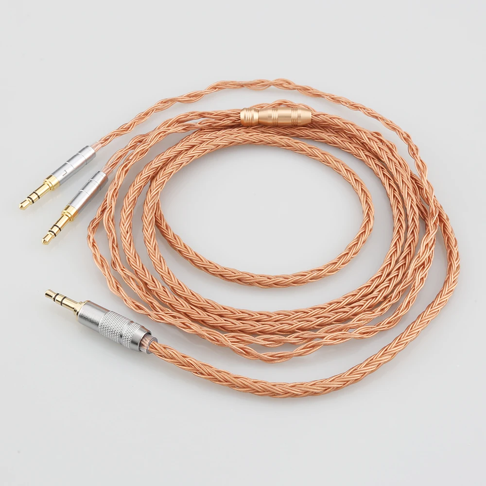 HIFI 2,5mm 3,5mm 4,4mm XLR ausgewogen 16 Ader 99% 7N OCC Kopfhörer Kabel Für Denon Ah-D7200 Ah-D5200 Ah-D9200 3,5mm Kopfhörer Stift