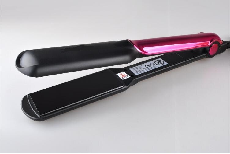 Electric 220v Anion Hair Straightener Flat Iron Fringe Curler Straightening Ceramic Coating Straighter Wand Styler: Default Title