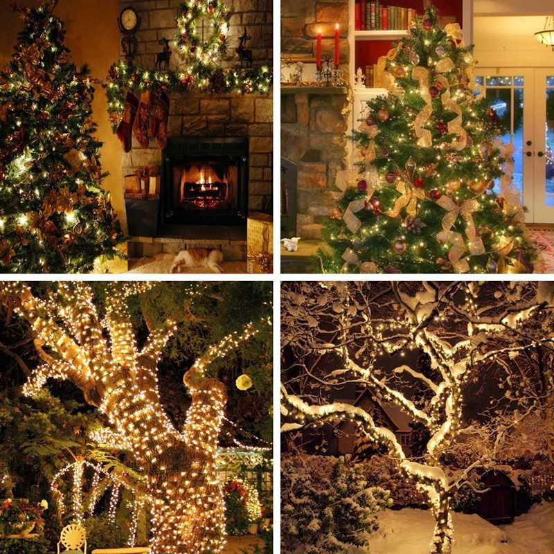 22 M 200 LED Solar Fairy Lights String Waterproof Solar Power Christmas Light Outdoor Garden LED Solar Lamp Decoration