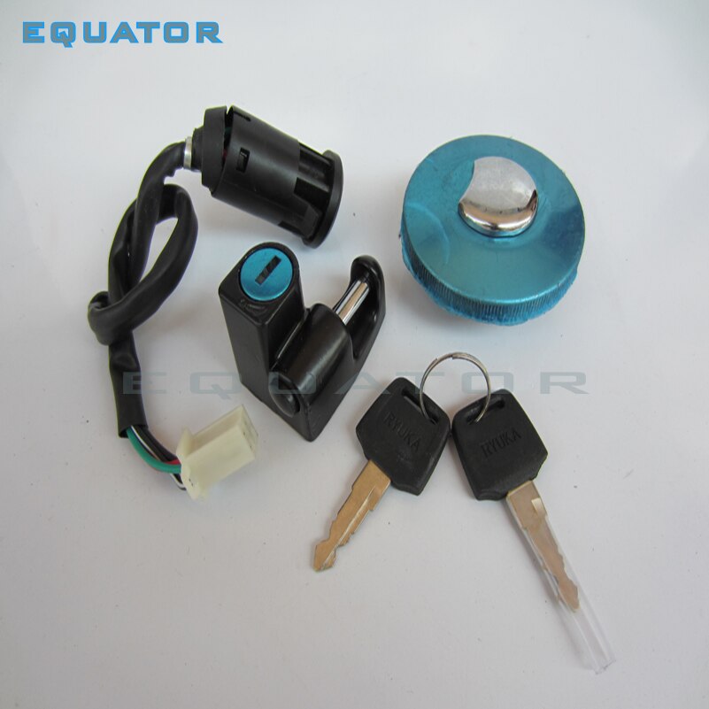 Motorcycle parts Monkey Bike4 Wire Ignition Switch fuel tank Cap Lock key Kits For Monkey Bike Z50 Z50 Motorbike