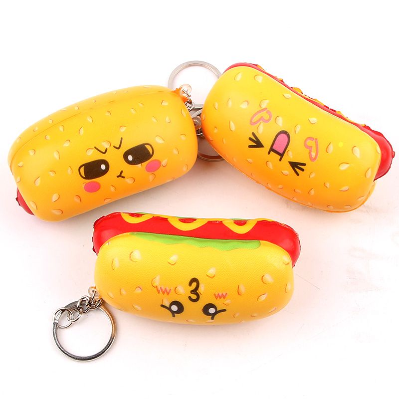 Antistress Squishy Slow Rising Stress Relief Squeeze Toys Gadget Sausage Ice Cream Kawaii Artificial Foods &Vegetables Decor