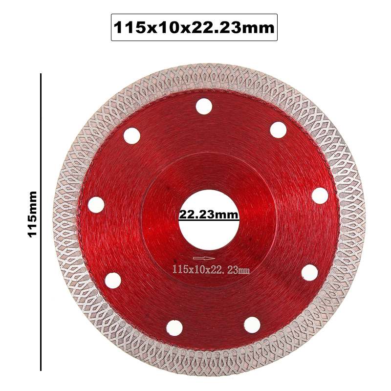 105/115/125mm Diamond Saws Blade Pressed Sintered Mesh Turbo Cutting Disc For Ceramic Granite Marble Tile
