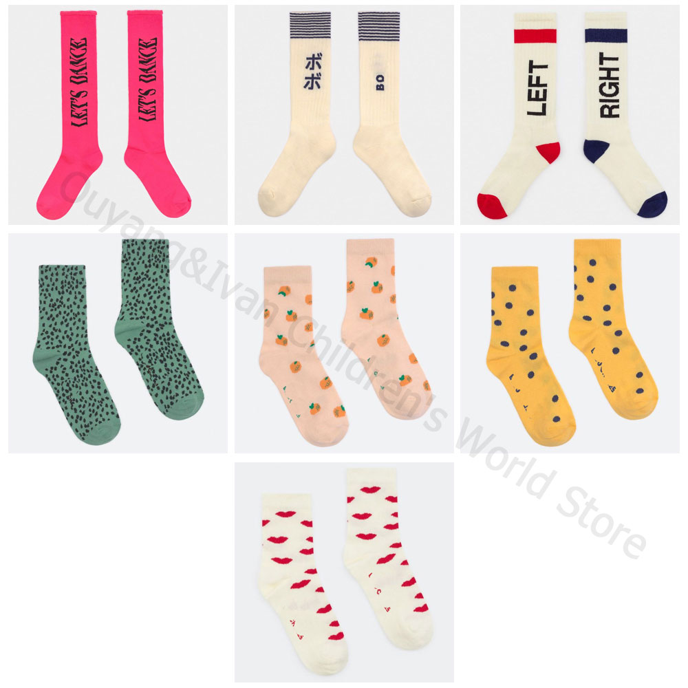 Pre Kid Printed Short Socks Boy Girl Cotton Short Socks Baby Comfortable Breathable Socks