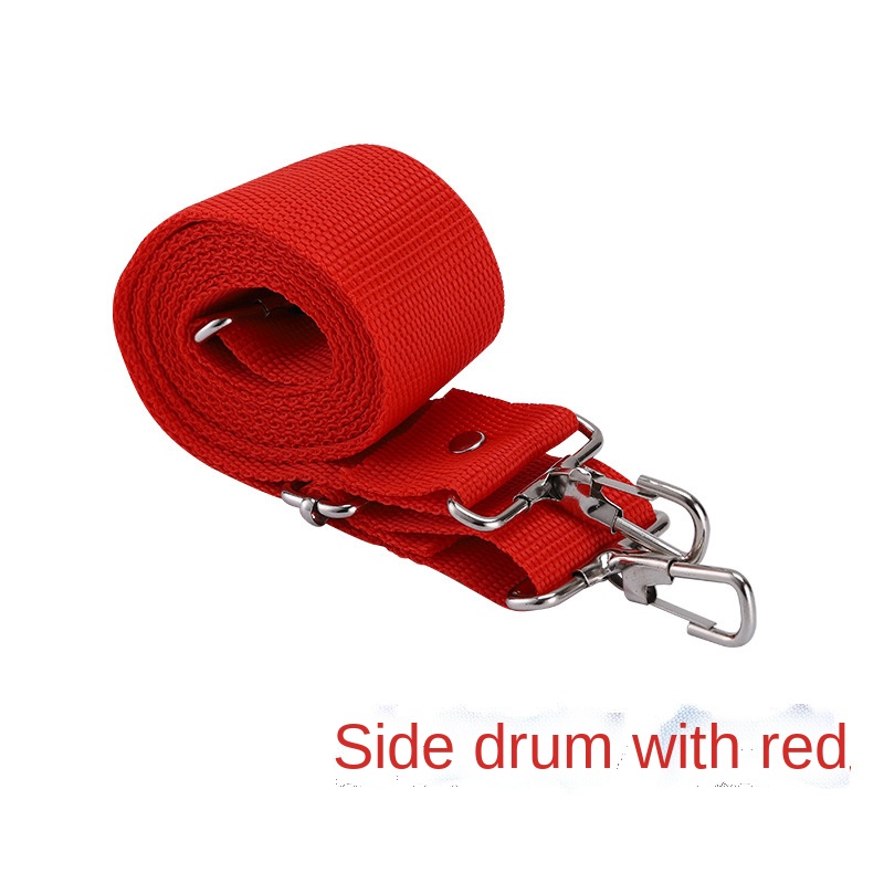 Accesorios para Instrumentos Musicales, correa ancha de 3,6 CM, tambor pequeño con número de tambor, accesorios universales: Rojo