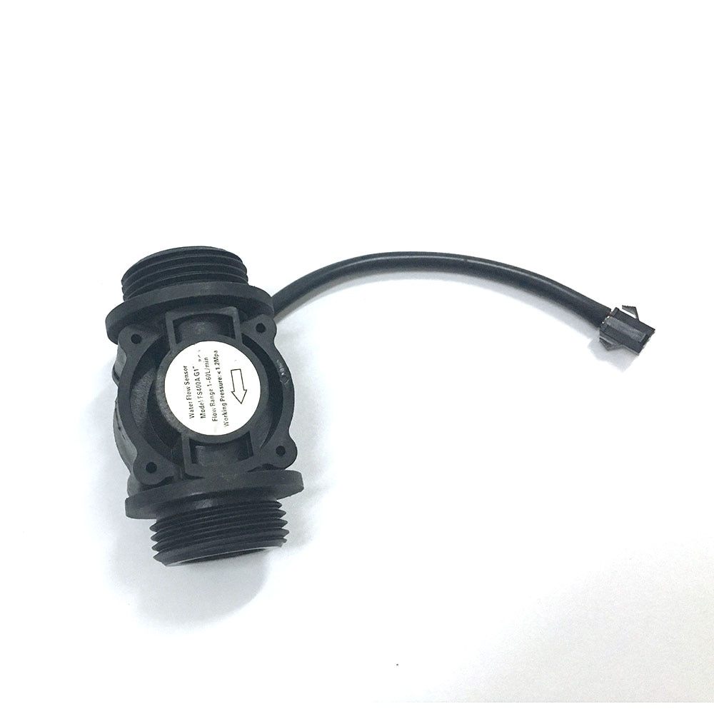 EBOWAN Waterproof Pressure Resistant Flow Sensors G1 Inch Water Flow Hall Effect Sensor Switch Flow Meter Counter 1-60L/min