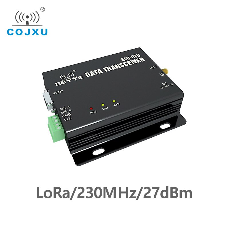 Medio Duplex fuerte penetración RS232 RS485 jxu E90-DTU(230N27) 230MHz 500mW vhf módulo inalámbrico transmisor y receptor