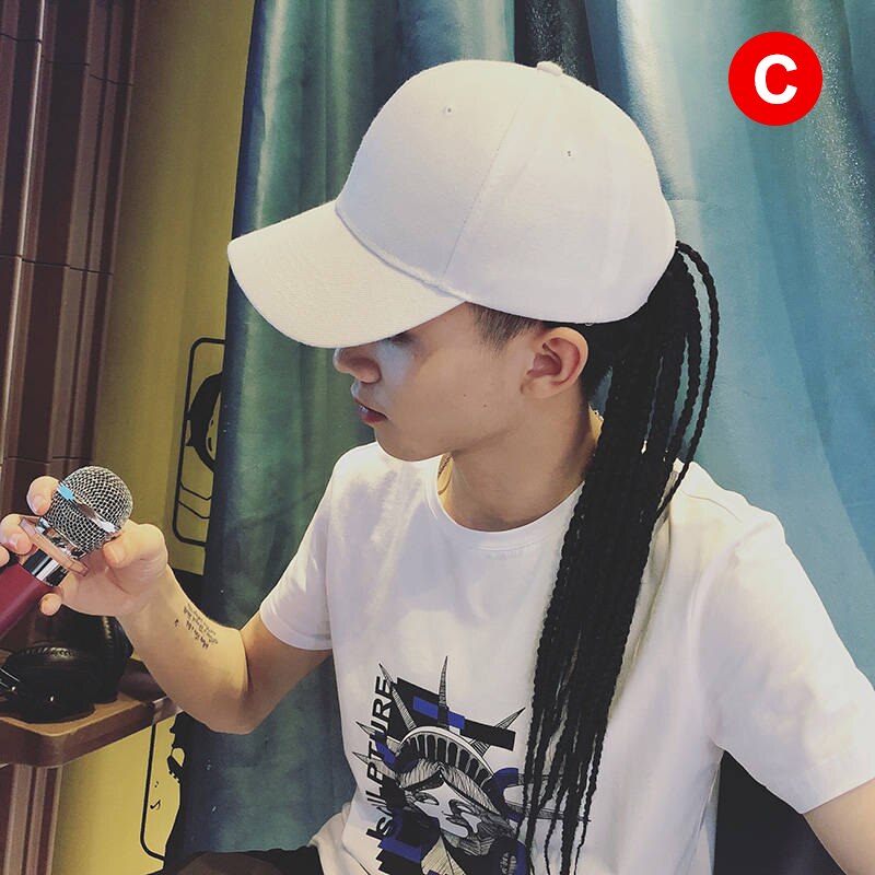 Hat with Dreadlocks Funny Hat with Wig Hairpiece for Girls Boys Fashionable Hats LL@17: C